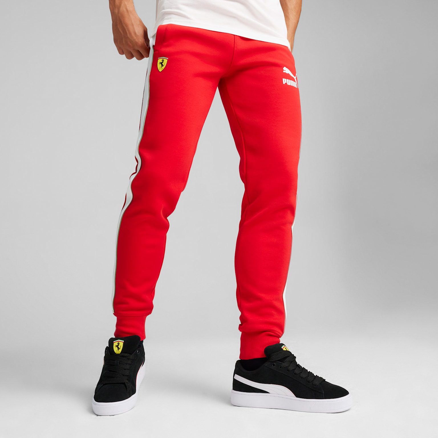 FERRARI RACE ICONIC T7 TRACK PANTS -A76 - Imagen 2