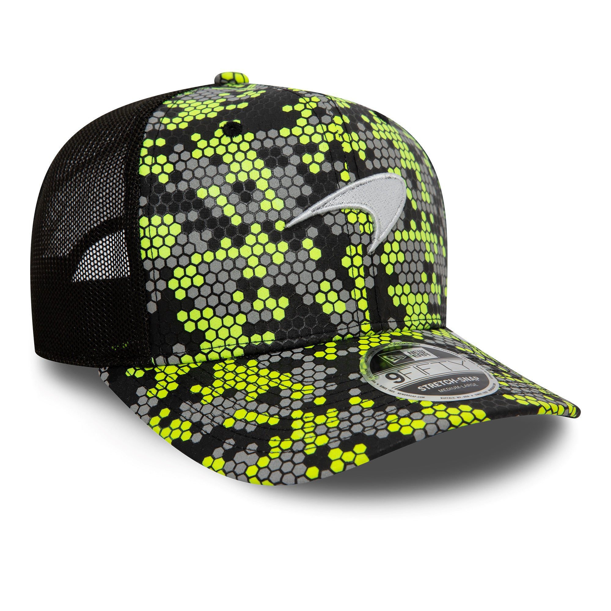 McLaren Racing F1 2024 Special Edition Singapore GP Adjustable Trucker Hat Green -A28 - Imagen 4