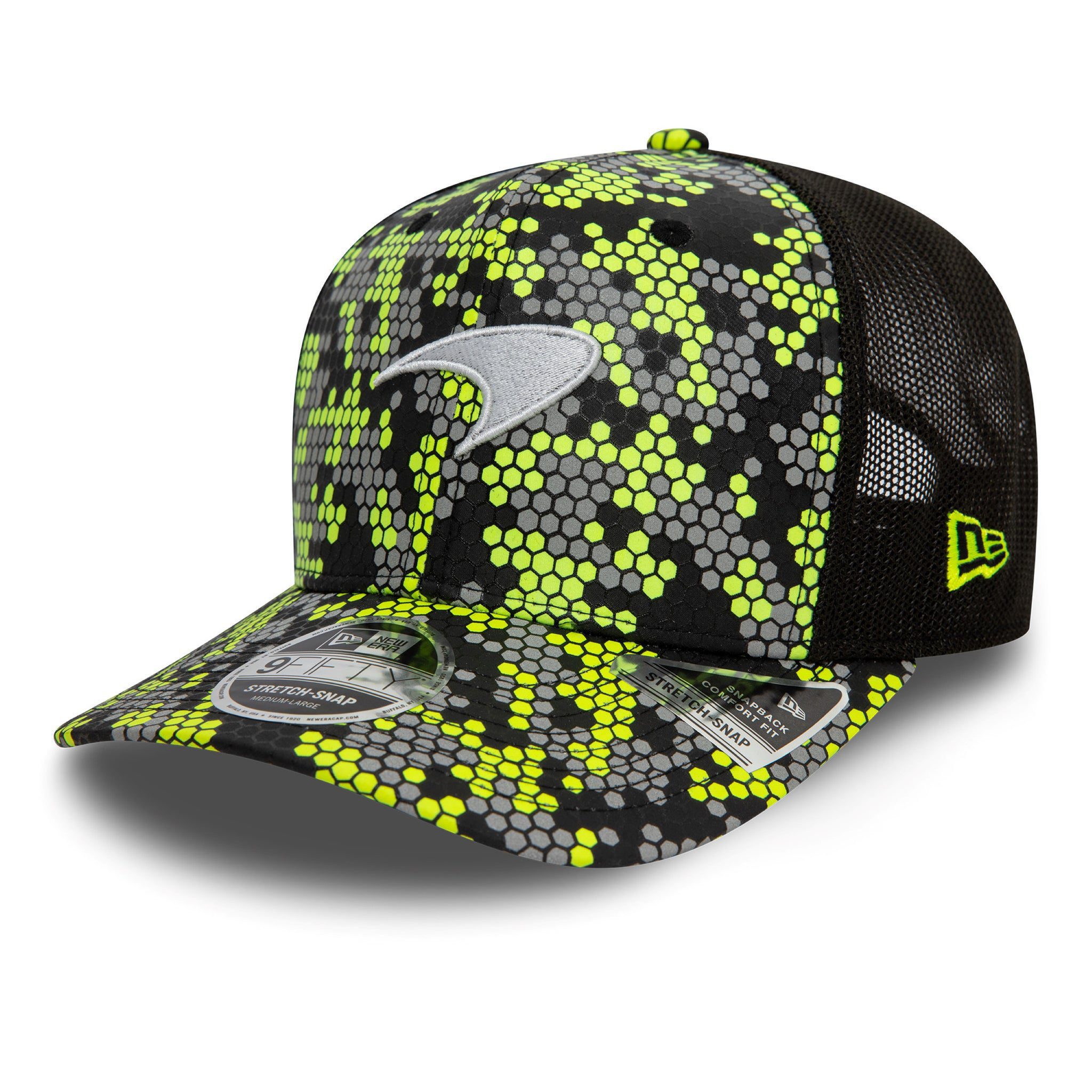McLaren Racing F1 2024 Special Edition Singapore GP Adjustable Trucker Hat Green -A28 - Imagen 5