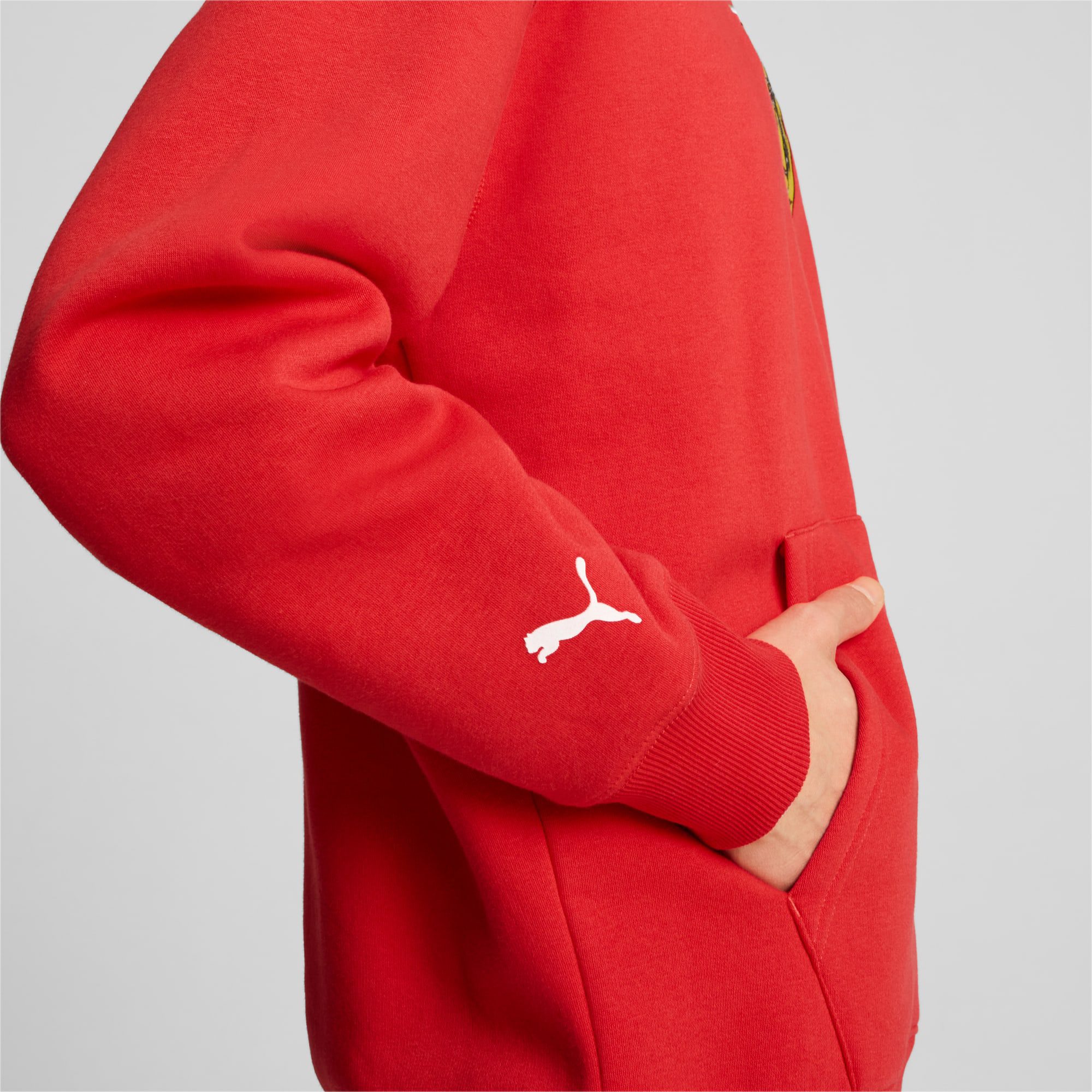 FERRARI RACE BIG SHIELD HOODIE -A71 - Imagen 3