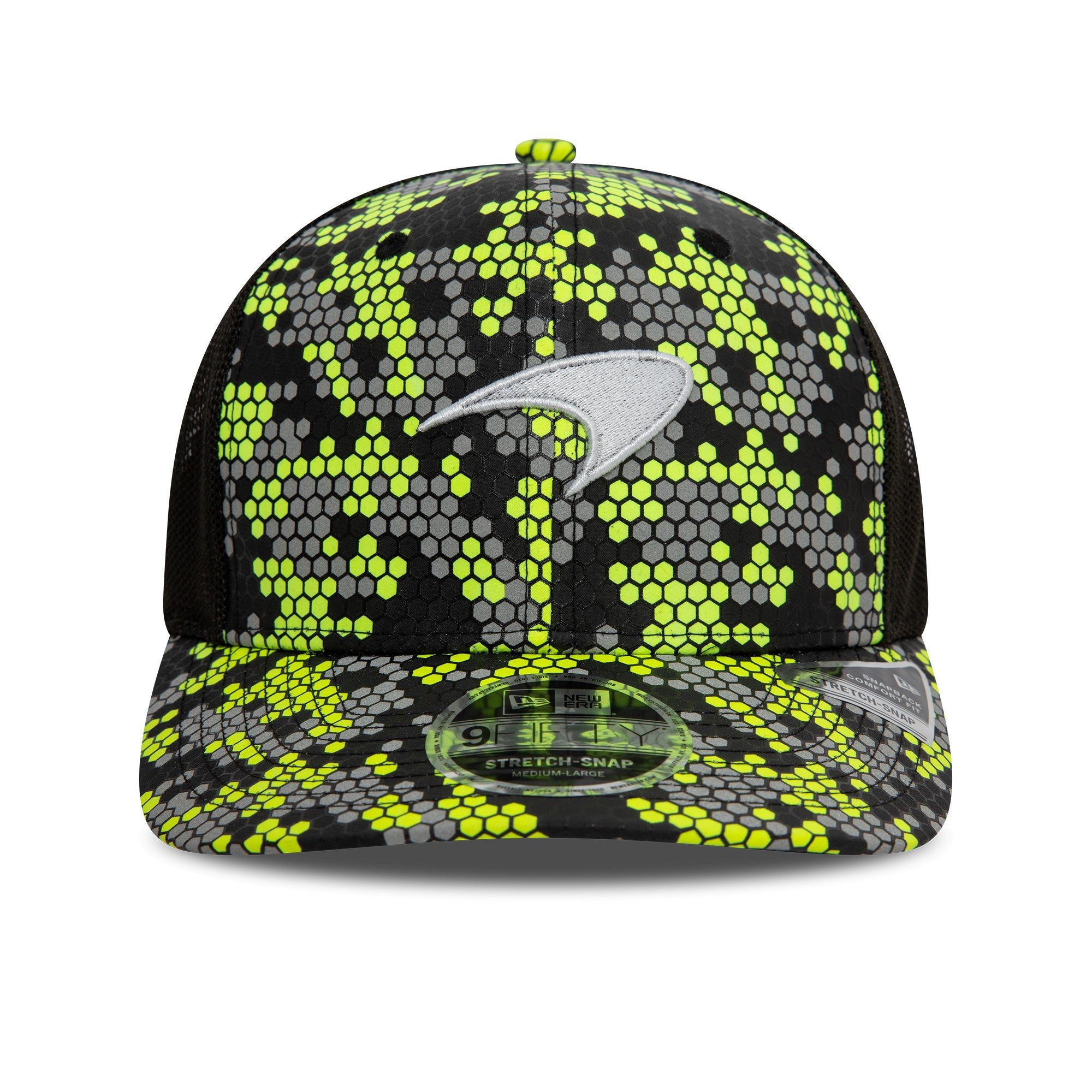 McLaren Racing F1 2024 Special Edition Singapore GP Adjustable Trucker Hat Green -A28