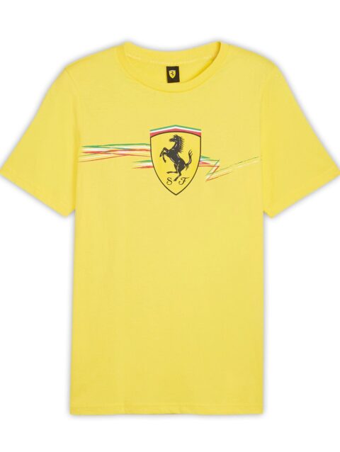 FERRARI RACE BIG SHIELD TEE -A67