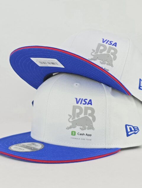 Red Bulls Visa Cash App Flawless 9FIFTY Snapback Blanca -A9.