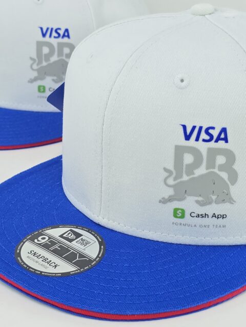 Red Bulls Visa Cash App Flawless 9FIFTY Snapback Blanca -A9.