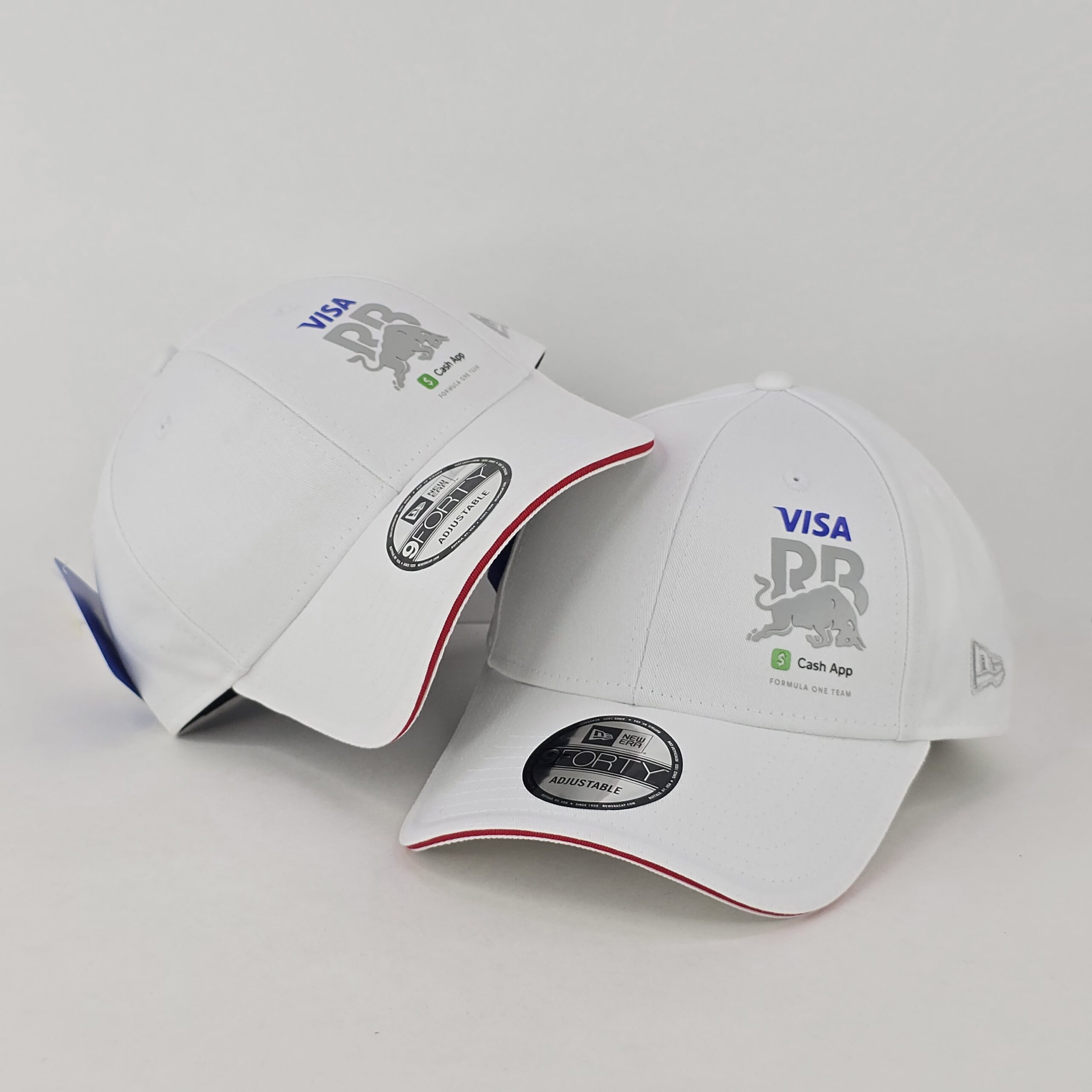 Red Bulls Visa Cash App Flawless 9FORTY Strapback Blanca -A7. - Imagen 4
