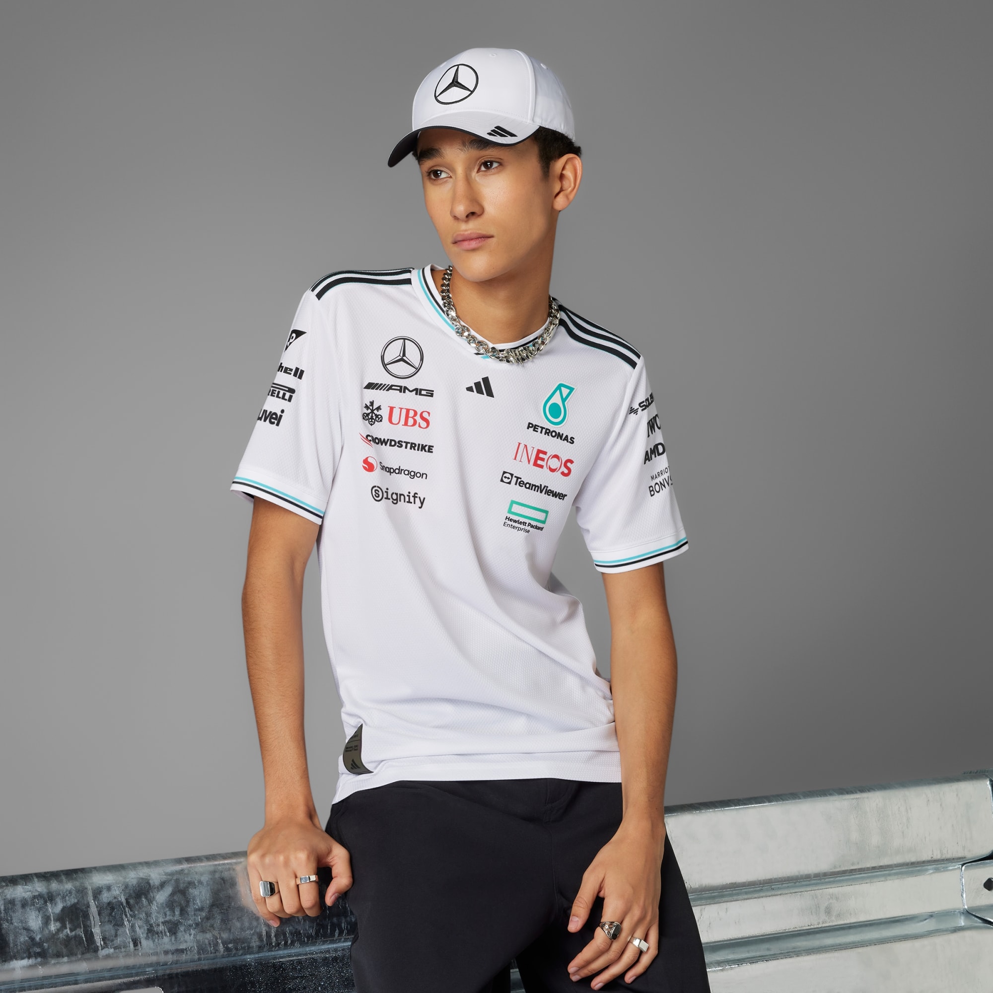 MERCEDES - AMG PETRONAS FORMULA ONE TEAM DRIVER JERSEY AUTHENTIC -A85 - Imagen 2