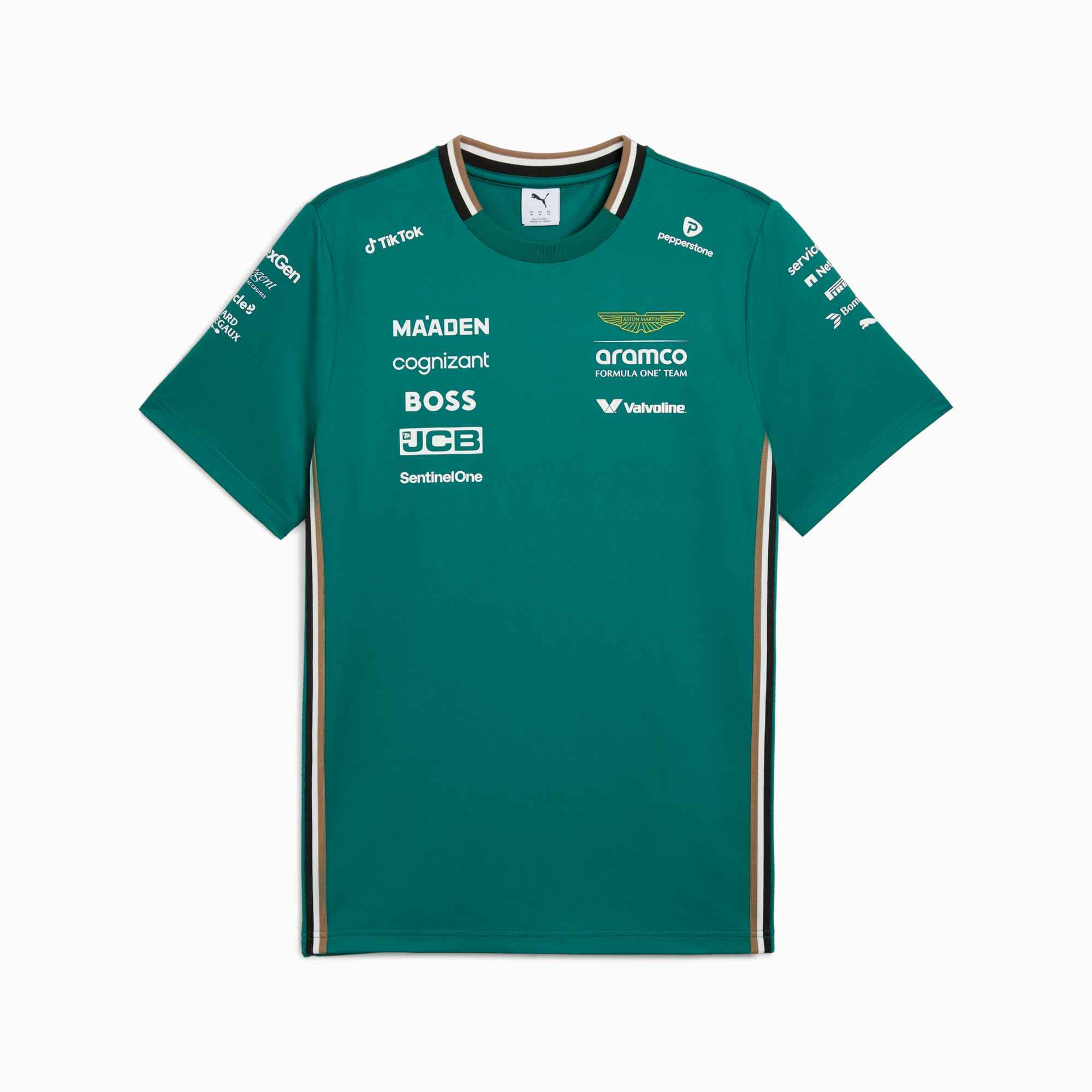 AMF1 REPLICA TEAM TEE GREEN LUX -A48