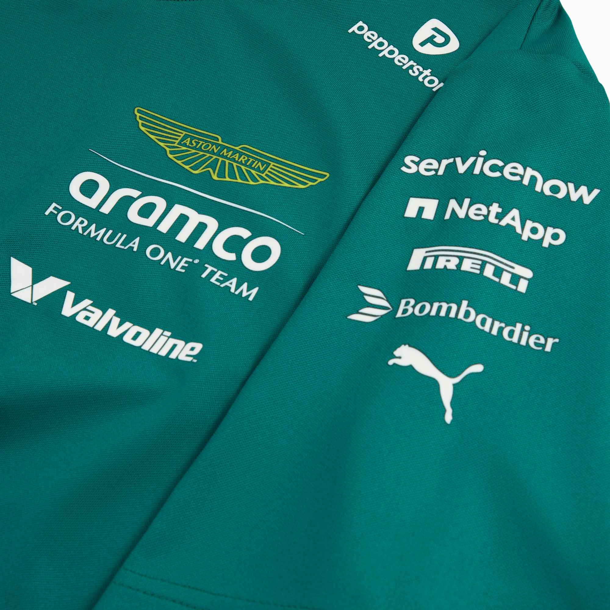 AMF1 REPLICA TEAM TEE GREEN LUX -A48