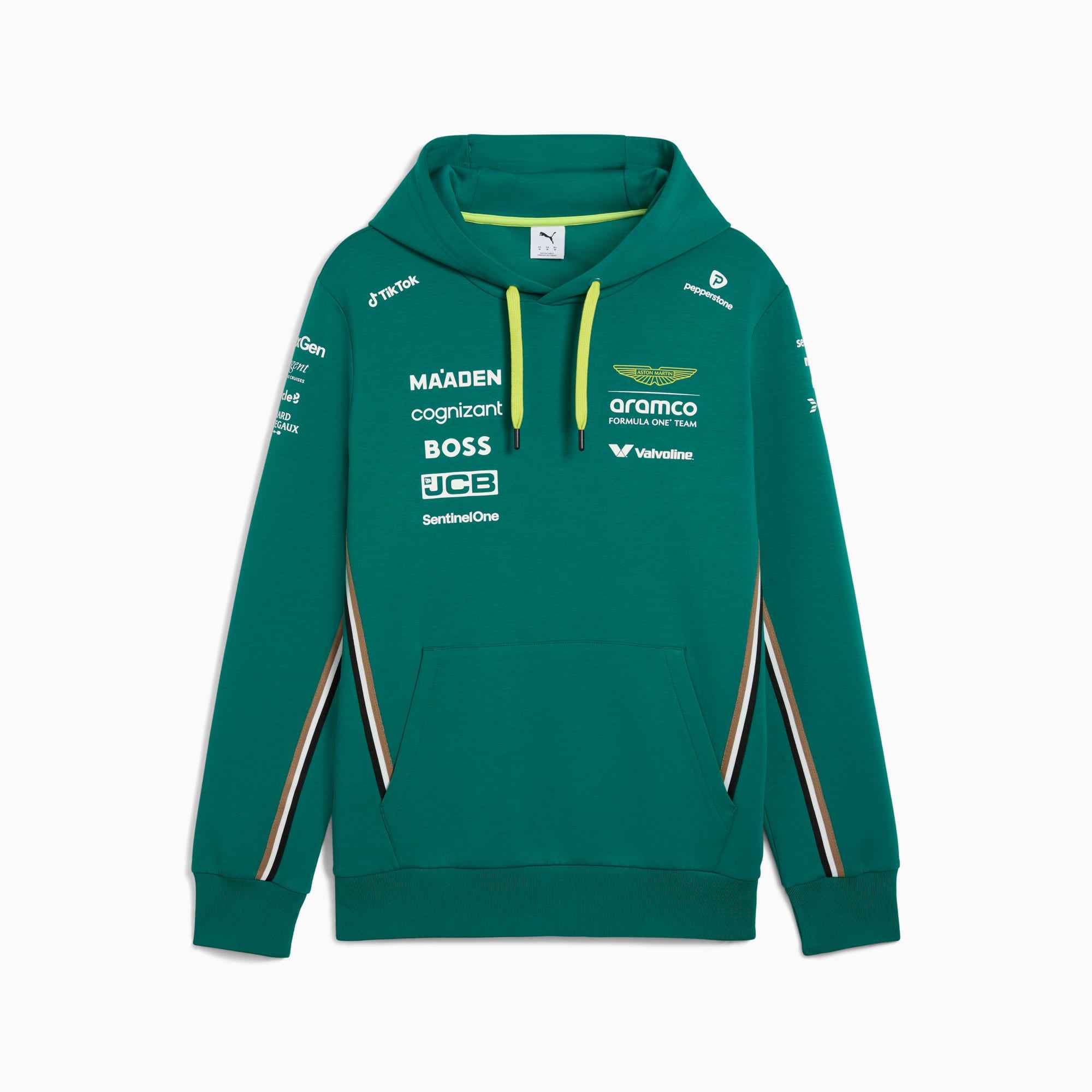 AMF1 REPLICA HOODIE GREEN LUX -A48