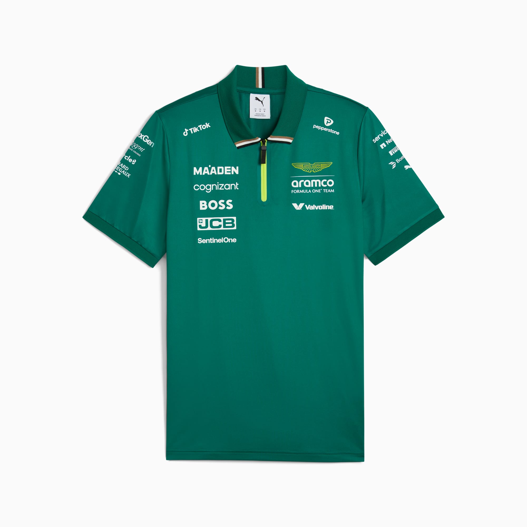 AMF1 REPLICA POLO GREEN LUX -A48
