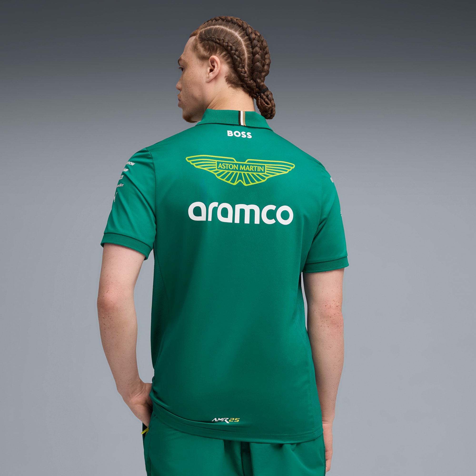 AMF1 REPLICA POLO GREEN LUX -A48