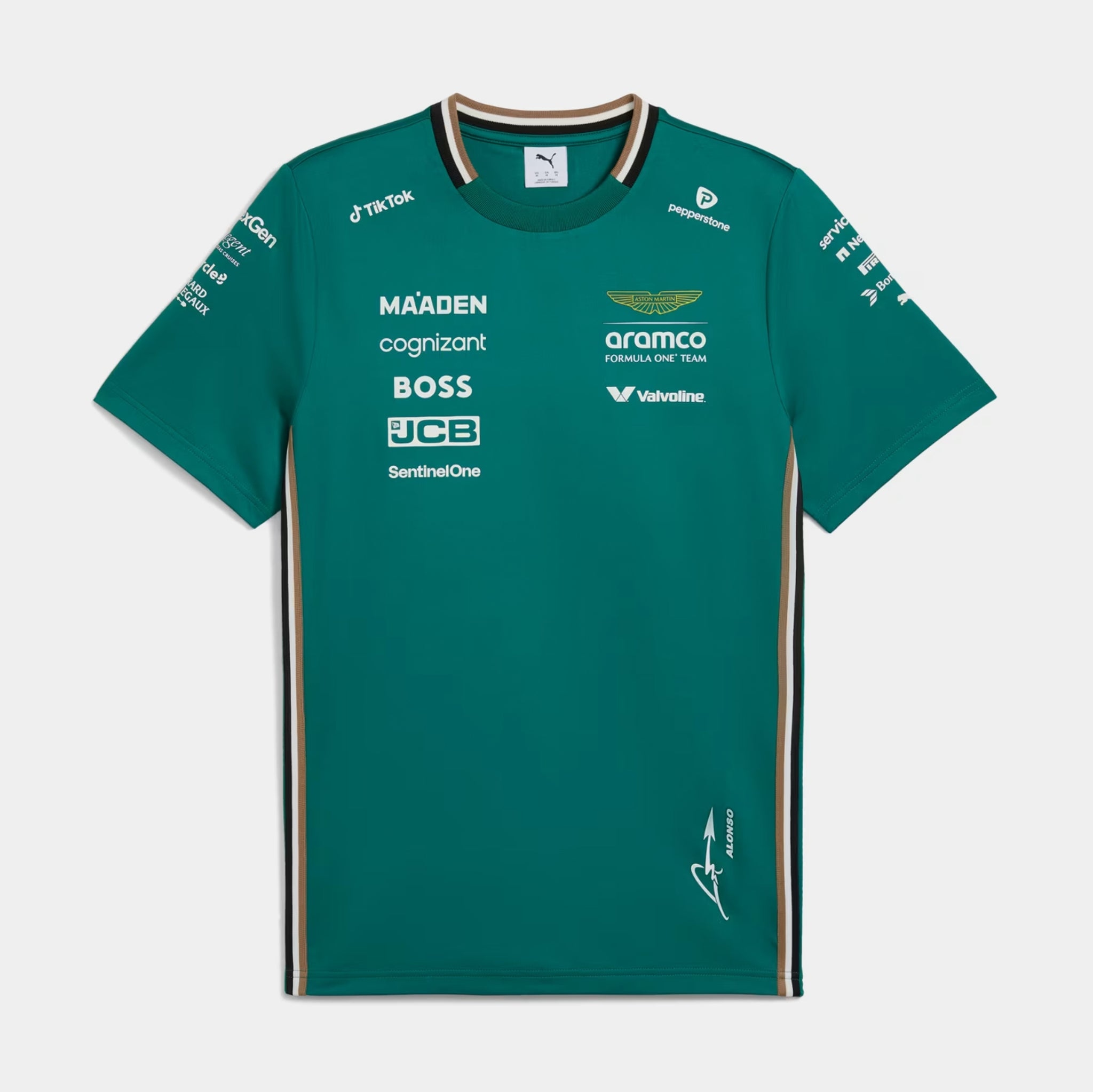 AMF1 ALONSO TEE GREEN LUX -A53